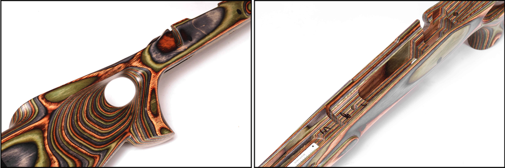 Boyds Featherweight Thumbhole stock Forest Camo color scheme