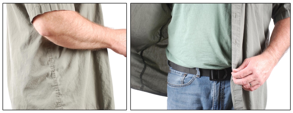 slim 1911-style handgun like the Springfield EMP 4 and a well-designed holster such as Crossbreed’s SnapSlide