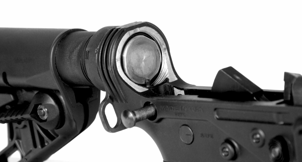 Omni Hybrid incorporates machined metal blocks in the buffer tube collar