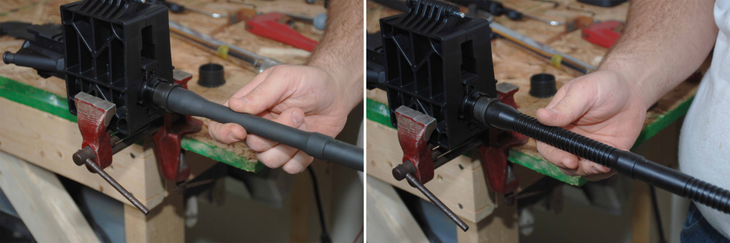 Green Mountain ribbed barrel rifle assembly