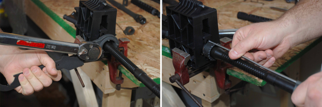 Green Mountain ribbed barrel rifle assembly