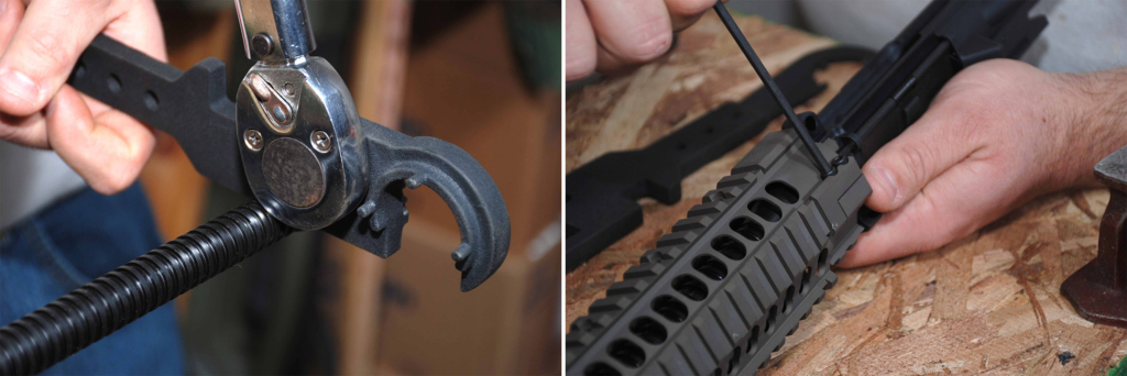 Green Mountain ribbed barrel rifle assembly